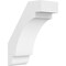 Ekena Millwork 5"W x 10"D x 14"H Standard Aspen Architectural Grade PVC Knee Brace BRCP05X10X14ASP - alternate 1